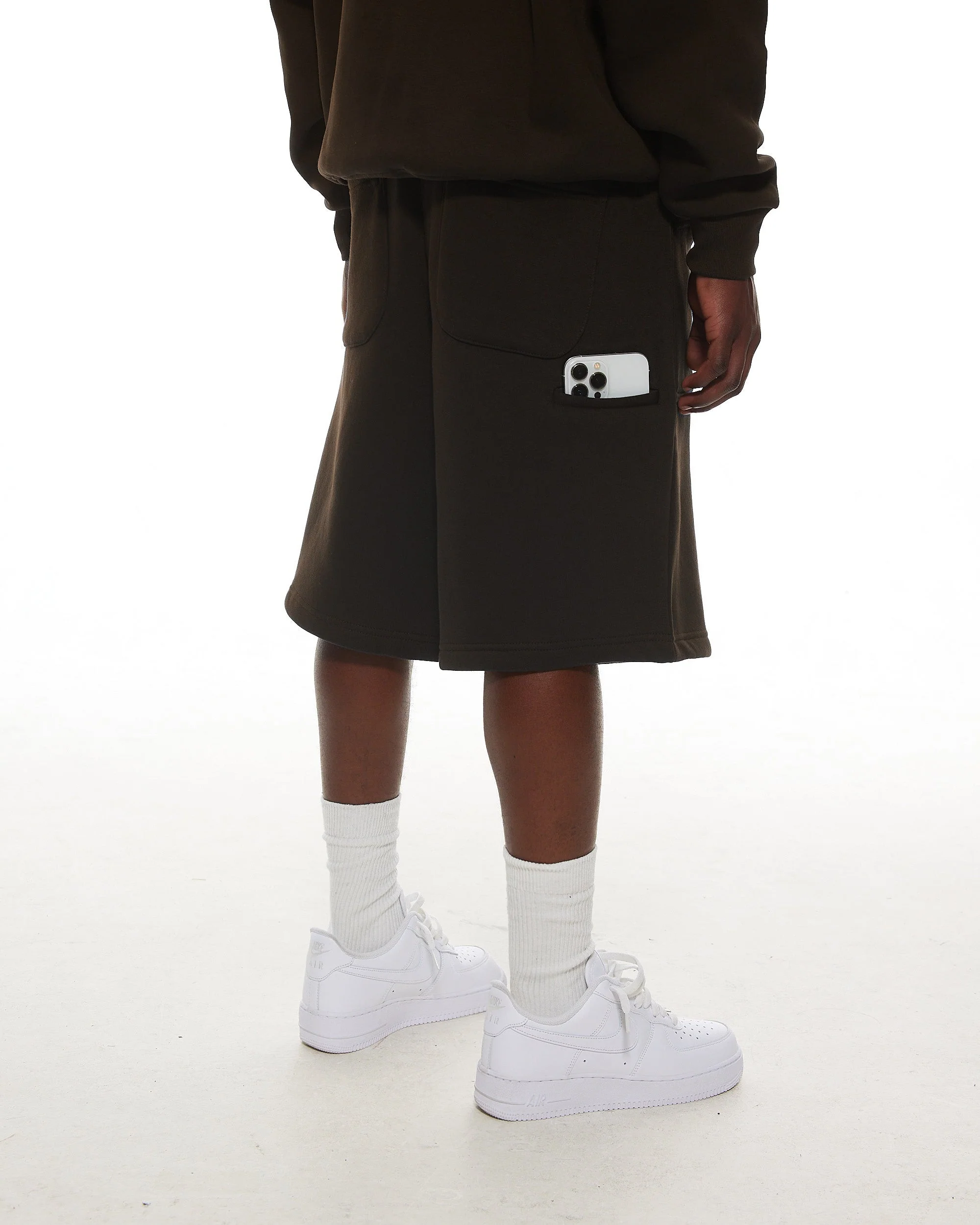 COZY SHORTS - COFFEE - Image 4