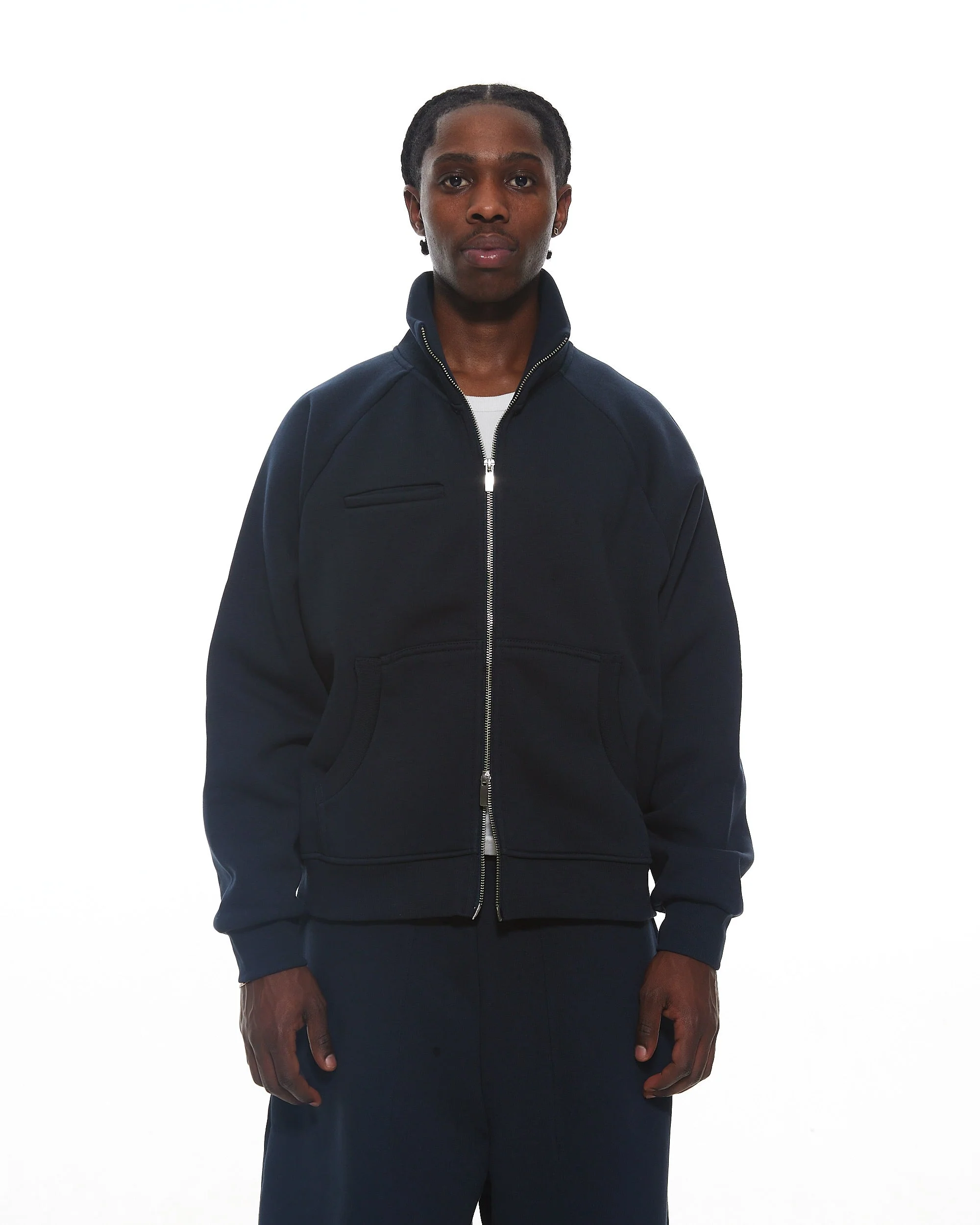 COZY TRACK JACKET - NAVY - Image 2