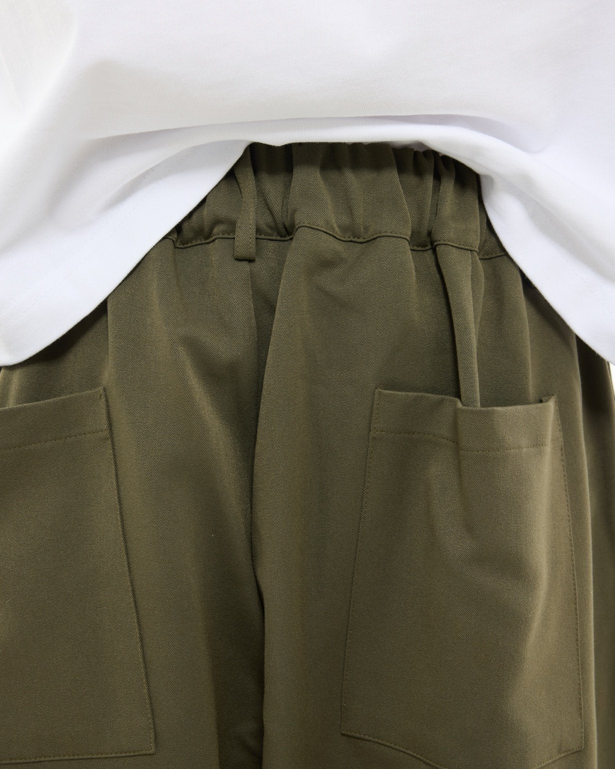 PLEATED PANT - OLIVE - Image 7