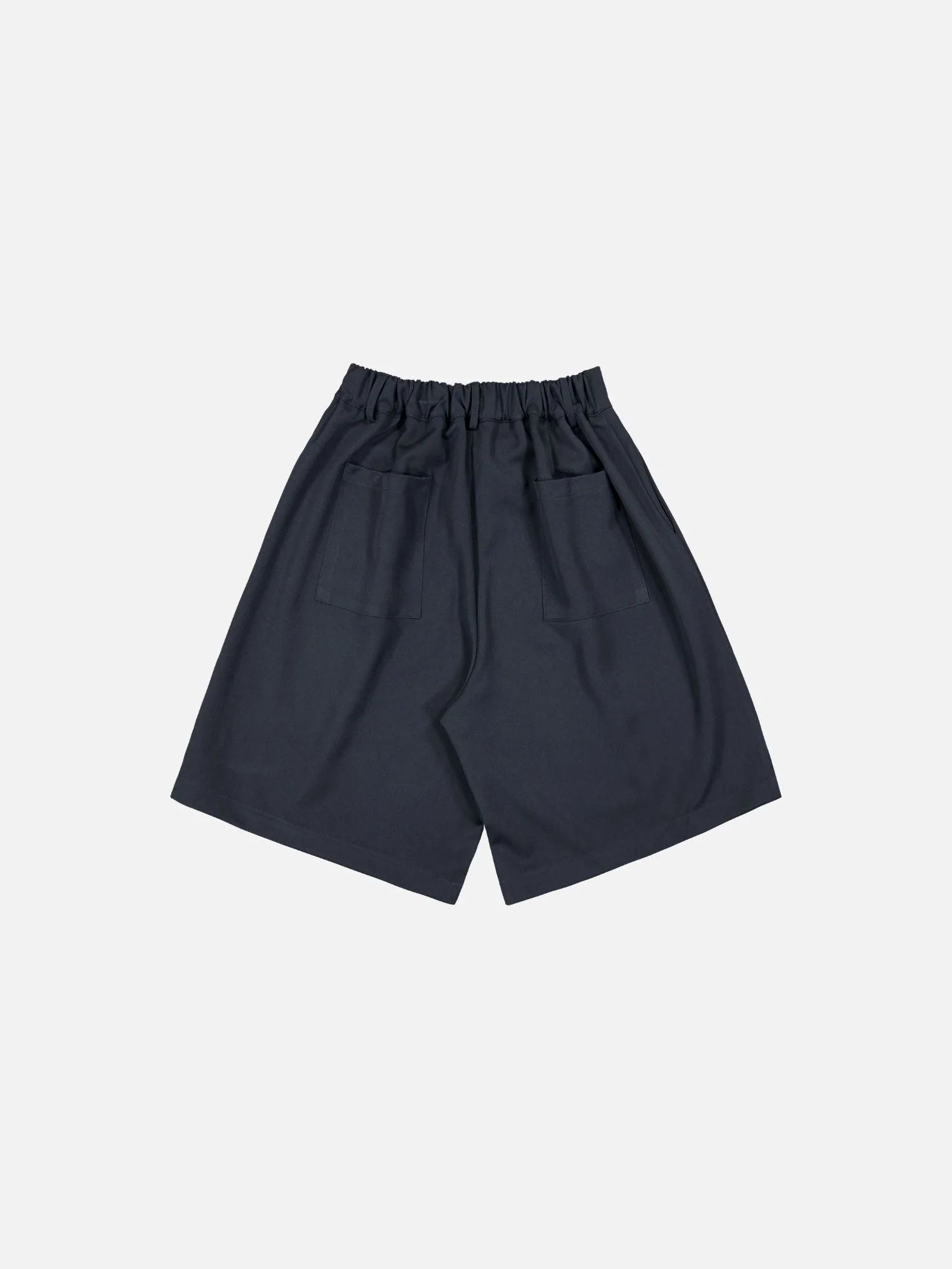 PLEATED SHORTS - NAVY - Image 9