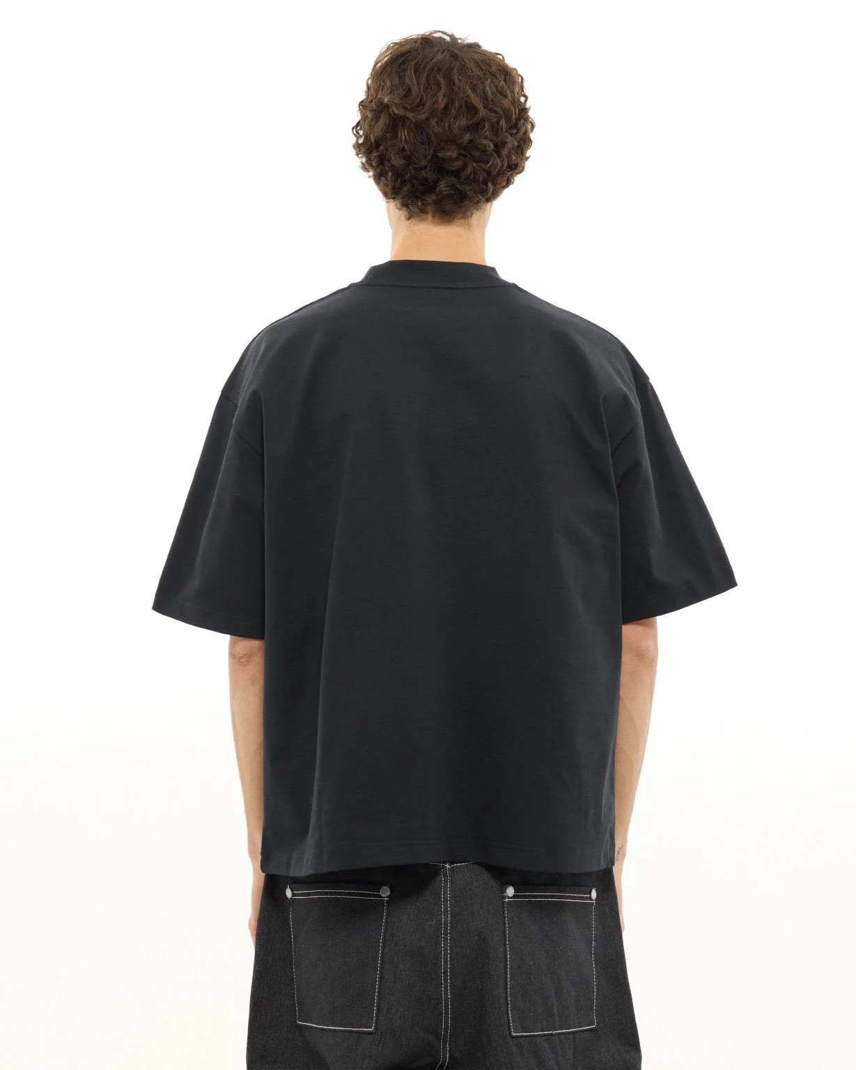 SIGNATURE BLANK T-SHIRT - BLACK - Image 4