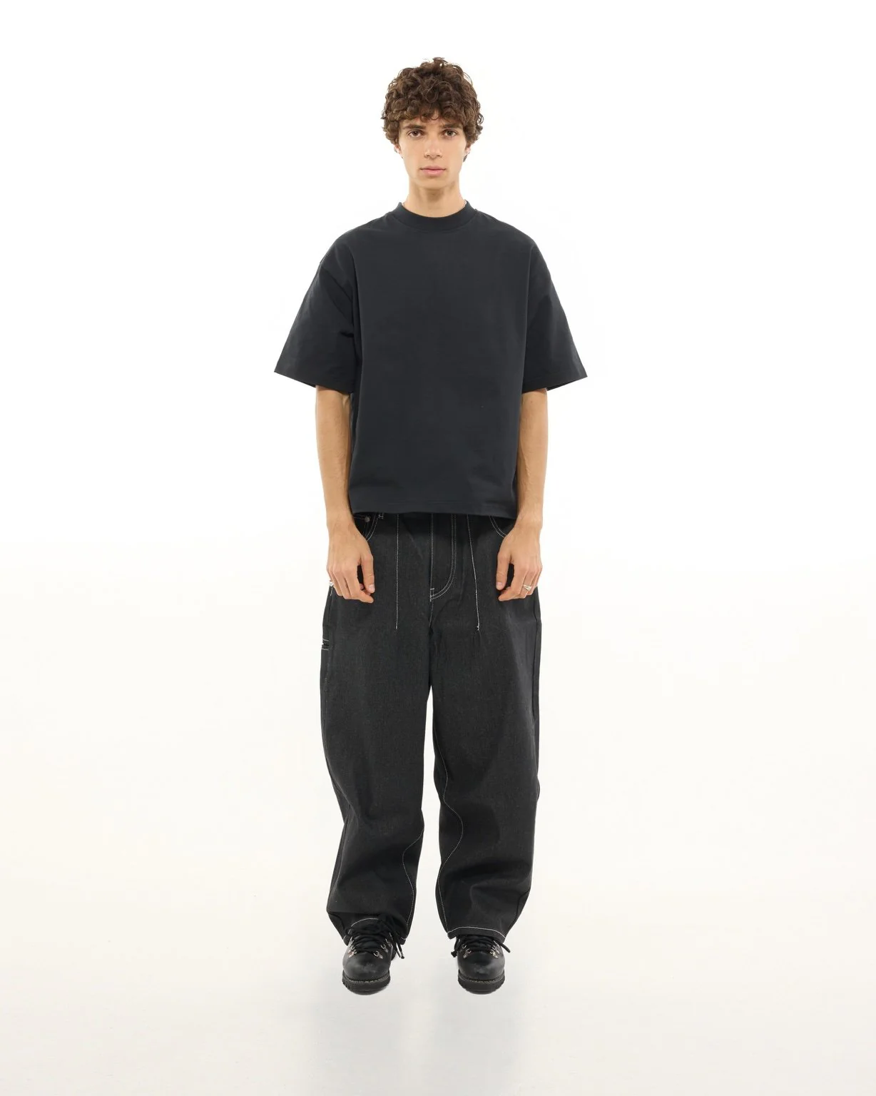 SIGNATURE BLANK T-SHIRT - BLACK - Image 5